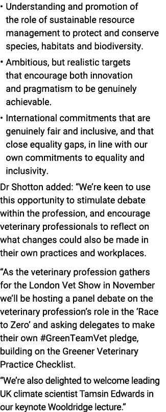   Understanding and promotion of the role of sustainable resource management to protect and conserve species, habitat   