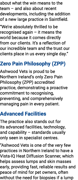 about what the win means to the team – and also about recent developments, including the addition of a new large prac...