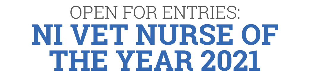Open for entries: NI Vet Nurse of the Year 2021