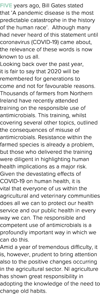 Five years ago, Bill Gates stated that  A pandemic disease is the most predictable catastrophe in the history of the    