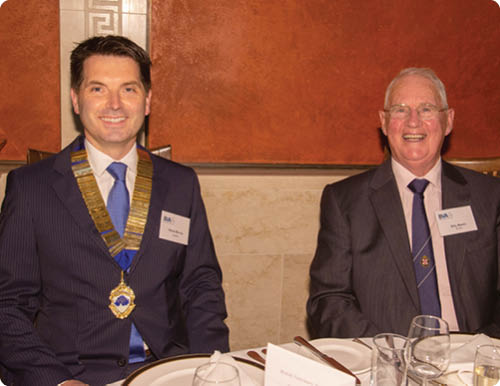 AVSPNI President Shane Murray and Billy Martin of the RUAS 