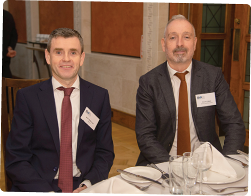 Niall O Donnell of NIGTA and David Calpin, BVA Cheif Executive 