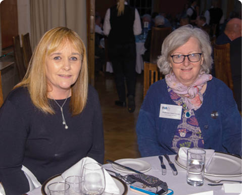 Michelle McIlveen MLA and Professor Carol Curran of Ulster University 