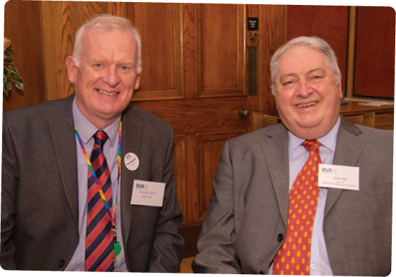 Michael Hatch, Deputy Chief Veterinary Officer DAERA, and John Hill, British Bee Veterinary Association 
