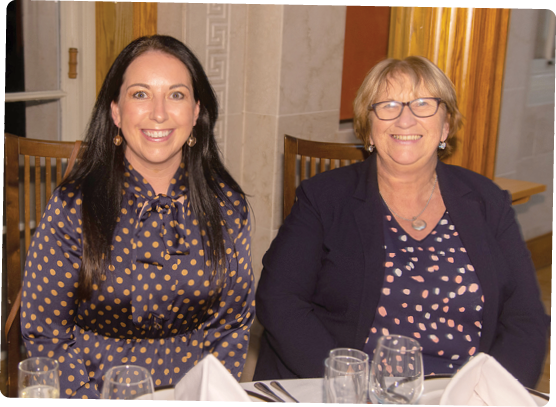 Fiona McFarland, Junior Vice President BVA, and Dolores Kelly MLA 
