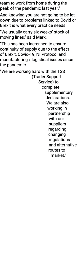 team to work from home during the peak of the pandemic last year   And knowing you are not going to be let down due t   