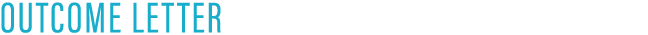 OUTCOME LETTER