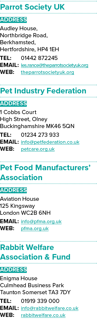 Parrot Society UK ADDRESS Audley House, Northbridge Road, Berkhamsted, Hertfordshire, HP4 1EH TEL: 01442 872245 EMAIL   