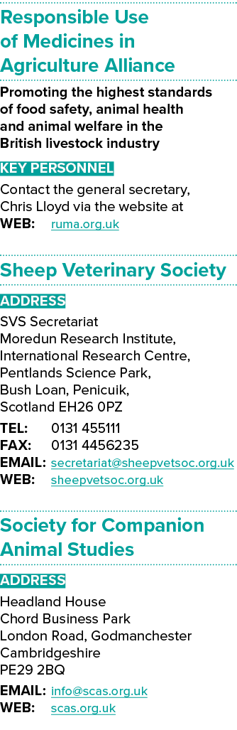 Responsible Use of Medicines in Agriculture Alliance Promoting the highest standards of food safety, animal health an   