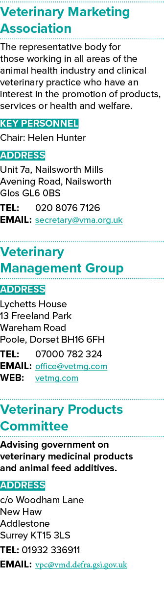 Veterinary Marketing Association The representative body for those working in all areas of the animal health industry   
