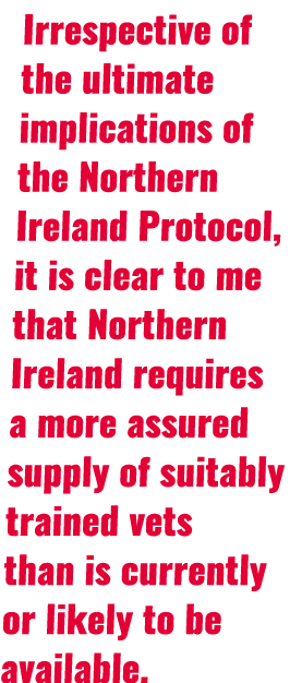 Irrespective of the ultimate implications of the Northern Ireland Protocol, it is clear to me that Northern Ireland r   