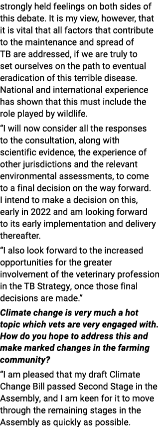 strongly held feelings on both sides of this debate  It is my view, however, that it is vital that all factors that c   