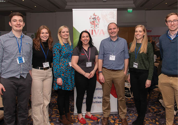 YVN Committee: Mark sSavage, Connie Nicholl, YVN NI Chair Rachel Davey, NIVA JVP Fiona McFarland; NIVA President Mark Lyttle, Glenda Ward and Dermot McInerney.