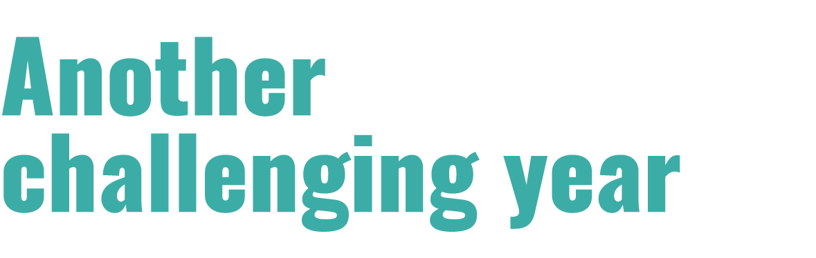 Another challenging year