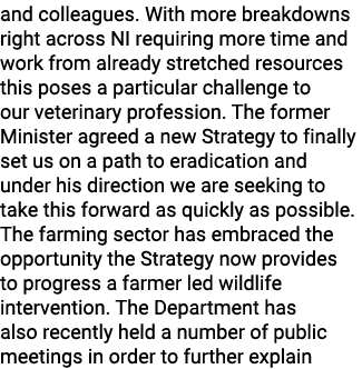and colleagues. With more breakdowns right across NI requiring more time and work from already stretched resources th...
