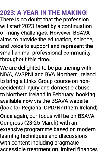  2023: A year in the making! There is no doubt that the profession will start 2023 faced by a continuation of many ch...