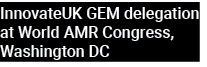 InnovateUK GEM delegation at World AMR Congress, Washington DC