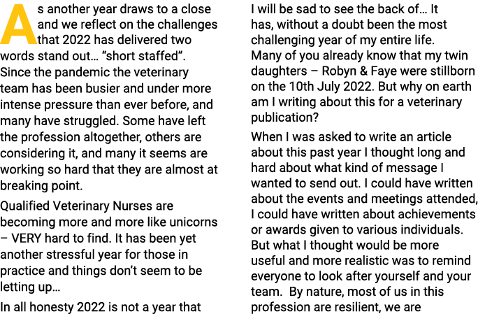 As another year draws to a close and we reflect on the challenges that 2022 has delivered two words stand out… “short...