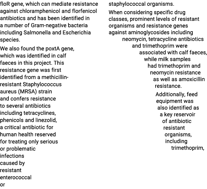 floR gene, which can mediate resistance against chloramphenicol and florfenicol antibiotics and has been identified i...