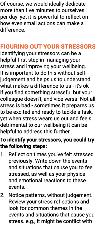 Of course, we would ideally dedicate more than five minutes to ourselves per day, yet it is powerful to reflect on ho...