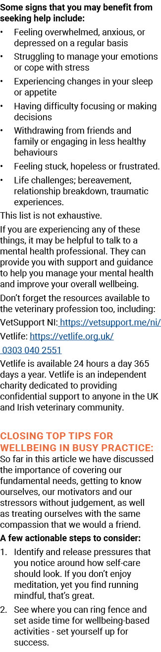 Some signs that you may benefit from seeking help include: • Feeling overwhelmed, anxious, or depressed on a regular ...