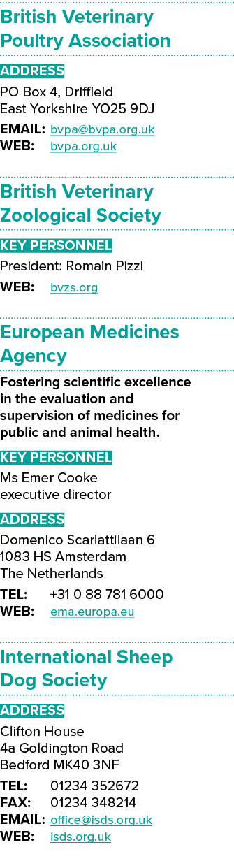 British Veterinary Poultry Association Address PO Box 4, Driffield East Yorkshire YO25 9DJ EMAIL: bvpa@bvpa.org.uk WE...