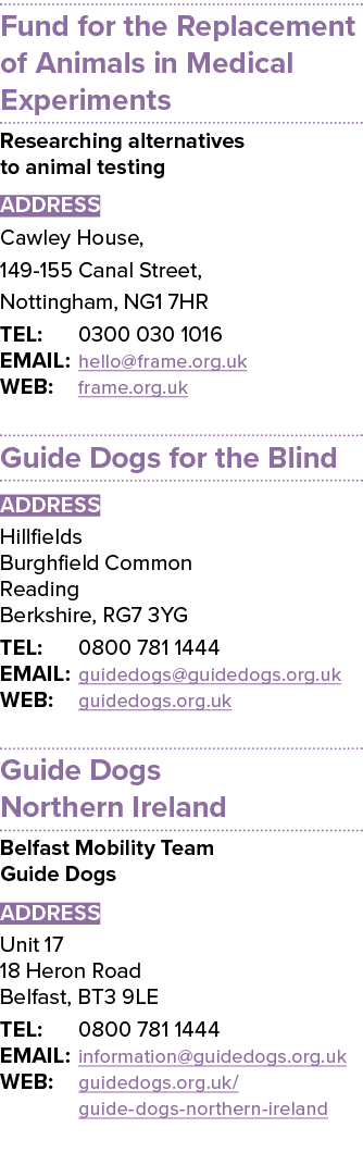 Fund for the Replacement of Animals in Medical Experiments Researching alternatives to animal testing ADDRESS Cawley ...