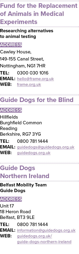 Fund for the Replacement of Animals in Medical Experiments Researching alternatives to animal testing ADDRESS Cawley ...