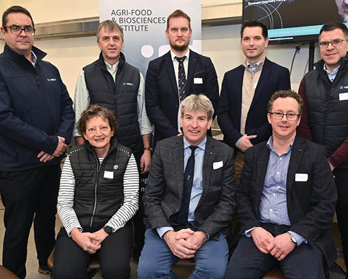 Wednesay 11th January 2023 Front row, Mellisa Donald, John Johnston, William Sherrard  , Back row Mark Dale Neil Johnston Colin McCrea AVSPNI President Shane Murray and Mark Kellett during a AVSPNI Clinic Conference and AGM and Dinner in Omagh.