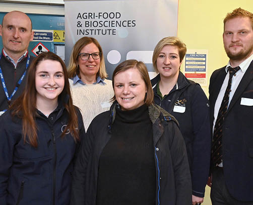 Wednesay 11th January 2023 Sean Fee, Nicole O’Hagan, Melanie Spahn, Allison Irwin Cara Johnston and Colin McCrea AVSPNI President during a AVSPNI Clinic Conference and AGM and Dinner in Omagh.