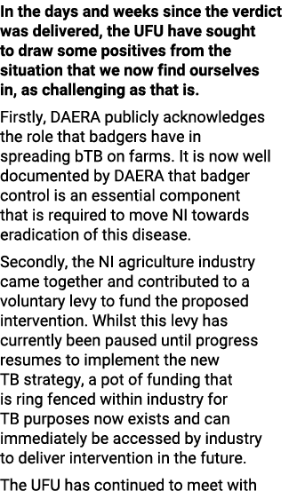 In the days and weeks since the verdict was delivered, the UFU have sought to draw some positives from the situation ...