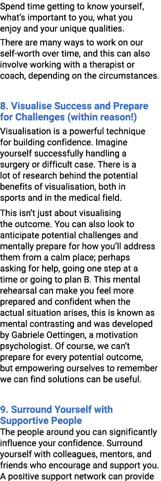 Spend time getting to know yourself, what’s important to you, what you enjoy and your unique qualities. There are man...