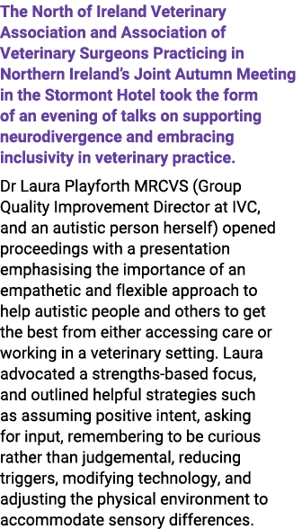 The North of Ireland Veterinary Association and Association of Veterinary Surgeons Practicing in Northern Ireland’s J...