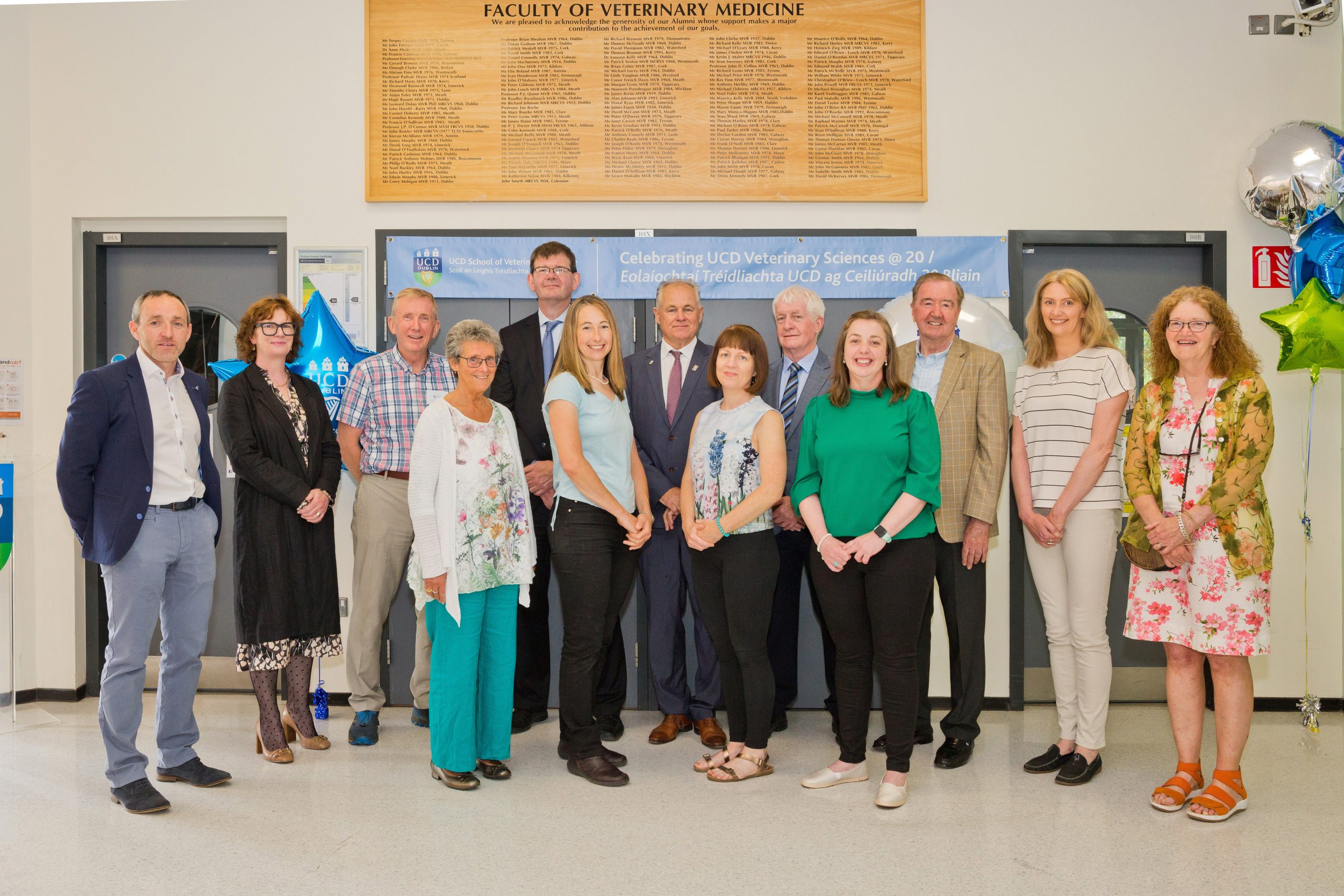 UCD vet school celebrates 20 years at campus with alumni wall