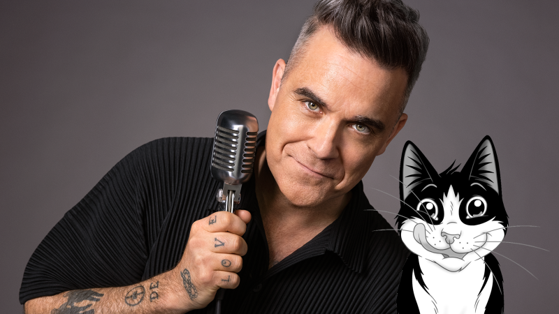 Purina reveals Felix is the headline sponsor of Robbie Williams’ 2025 European Tour