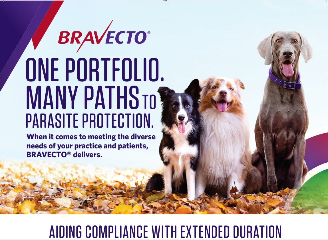 MSD Animal Health unveils THE FIRST ALL-IN-ONE PRODUCT FOR DOGS FROM BRAVECTO