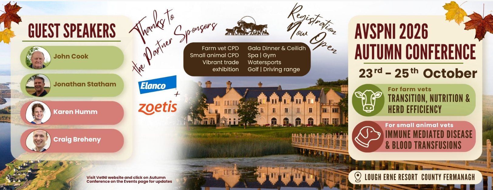 AVSPNI Autumn Conference Lough Erne Resort – 23-25th October